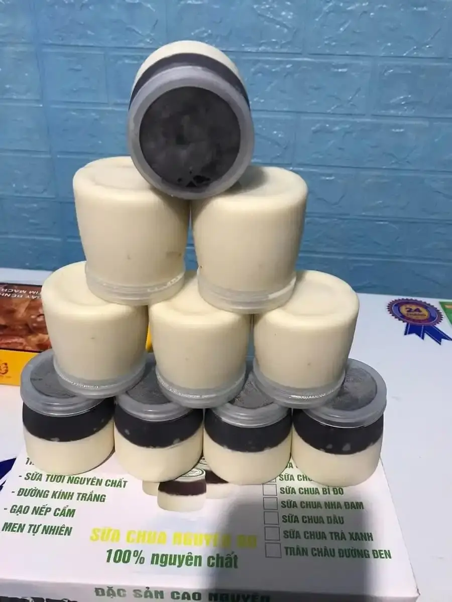 Hạnh Sữa Chua - Đặc sản sữa chua Mộc Châu tự làm nguyên chất, sánh mịn và béo ngậy.